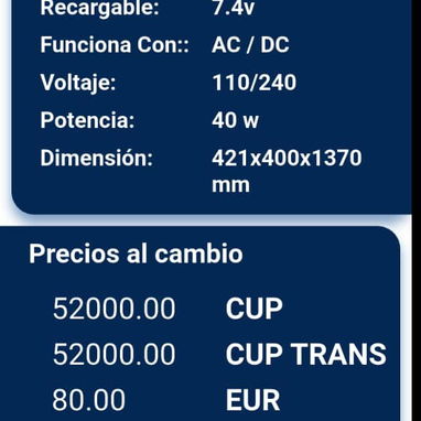Ventilador recargable de pedestal - Img 123219043