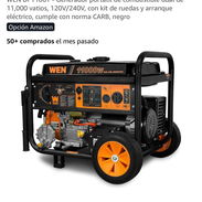 Planta eléctrica wen ( una de las mejores marca)  Potencia:11mil w  110 v y 220 v - Img 52424699