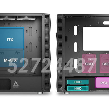 ✅✅52724487 - Chasis Gaming Montech X3 + 3 fanes RGB 120mm y 3 fanes RGB 140mm✅✅ - Img 108948651
