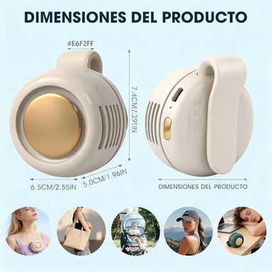 Mini Ventilador portátil con clip, Nuevo - 6/9