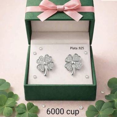 Aretes en Plata Ley 925 ✨ - 4/10