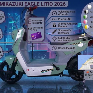 🔵🏍️ Mikazuki Eagle Litio 2026 - 2/2