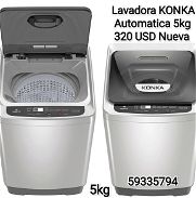 El mejor precio del mercado Lavadoras Automatica  KONKA 5kg a 320 USD nuevas con propiedad y 🎁 garantia acepto pago cup - Img 46069582