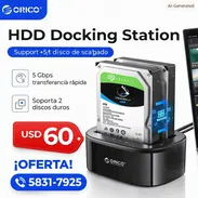 60USD DOCKING de 2 BAY marca ORICO nuevo en su caja - Img 52167177