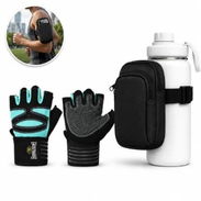 Guantes De Entrenamiento Con Muñequeras + Estuche Multiuso Con Correa - Img 55552283