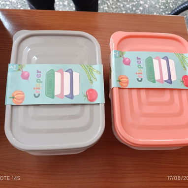 🥣 SET DE 3 RECIPIENTES HERMÉTICOS - 2/3