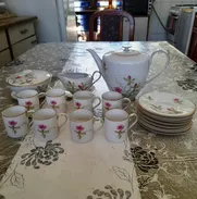 Juego de cafe de porcelana alemana - Img 49269548