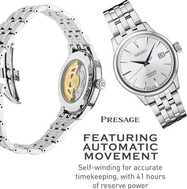 Reloj SEIKO Linea de Lujo PRESAGE (LUXURY ENTRY) AUTOMATICO de Vestir&Informal NEW en CAJA + Garantía 30 Días - Img 70272645
