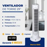 💨 VENTILADOR DE TORRE 🔴 EKO 🆗 29 PULGADAS 💲 35 USD y 💲 40 USD - Img 51938321