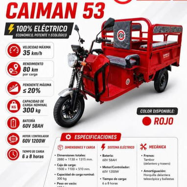 Triciclo electrico caiman 53 - Img 123539065