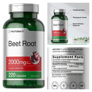 RAIZ DE REMOLACHA DE 220 TABLETAS DE 2000mg NUEVOS Y SELLADOS - Img 50073021