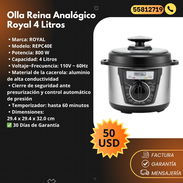Olla Reina Analógica 4 Litros 800W/110V MILEXUS - Img 55633191
