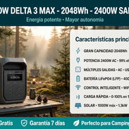 *Estación ecoflow Delta 3 max 2048Wh* - Precio 1350 USD ⬆️ - Con transporte - Garantía 7 días - Img 57151916