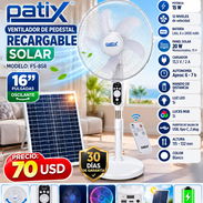 VENTILADOR DE PEDESTAL RECARGABLE PATIX Nuevos en caja - Img 57859618