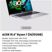 Laptop ACER* Laptop Acer Aspire/ Laptop Ryzen 3 y 5 serie 7000/ Laptop táctil ACER/ acer Laptop nueva con forro - Img 45165653