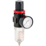 Filtro Regulador de agua y aceite con reloj para compresor  1/4 2 salidas - Img 52994437