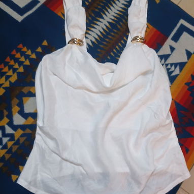 Blusa Blanca Nueva talla s/m en 1000 cup - 4/4