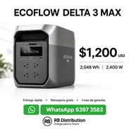 Ecoflow Delta 3 Max 2048Wh - Planta Eléctrica para Apagones - Eco Flow - Img 56825646