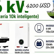 El mejor Kit MUST de 6kwh con batería LiFePO4 de 10 kwh - Img 56286435