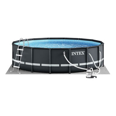 Piscina elevada Ultra XTR® Frame con bomba de filtro de arena – 16′ x 48″ - 6/10