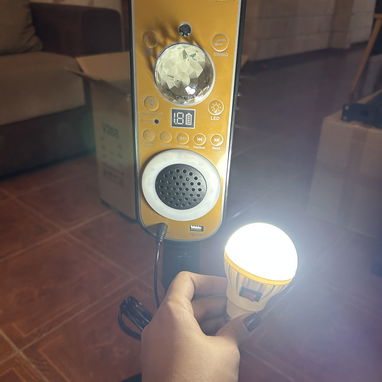 Ventilador Solar de Pie de 16″ (6 Velocidades y Extras) - Img 121954744