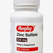 Sulfato de Zinc 220 mg Tabletas - Hecho con Sulfato de Zinc Heptahidratado - 100 Tabletas 20 USD - Img 56404515