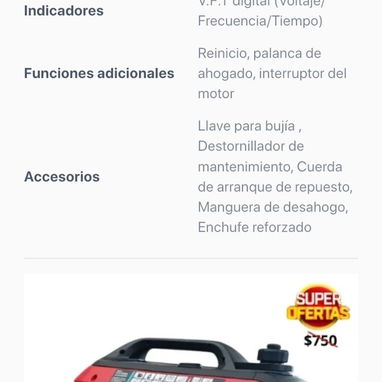 Planta eléctrica inverter - Img 122993360