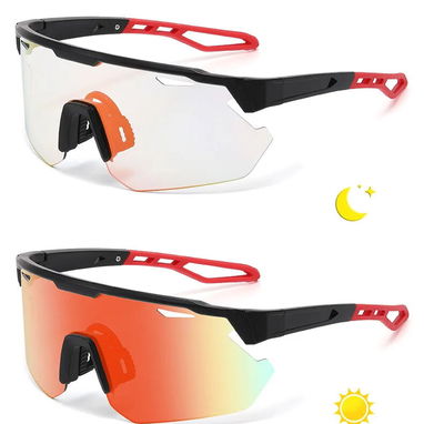 🌙☀️ ¡Gafas Deportivas 2 en 1! Perfectas para moto, ciclismo y más. - 6/6