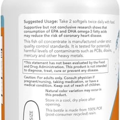 Omega-3 (NOW Foods · 100 cápsulas blandas) - 4/6