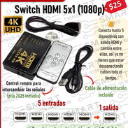 Adaptadores de video* HDMI VGA VGA HDMI DVI HDMI DVI VGA Displayport HDMI Tipo C HDMI Splitter HDMI/ Cable HDMI HDMI - Img 39196340