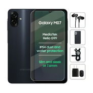 Teléfono Samsung Galaxy M07 M075F 4Gb Ram, 64Gb Almacenamiento, Con Cover, Mica y Audífonos - Negro - 130 USD - Img 54168030