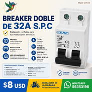 INTERRUPTOR DOBLE DE 32A SPC - Img 56706301