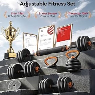 KIT DE PESAS nuevo marca Feierdun de 20 kg - Img 125445700