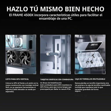 Chasis Corsair Frame 4500X nuevo en caja - 9/10