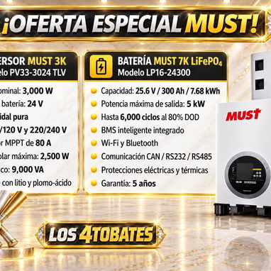 Sistemas solares 2 en uno inversor y batería - 2/7