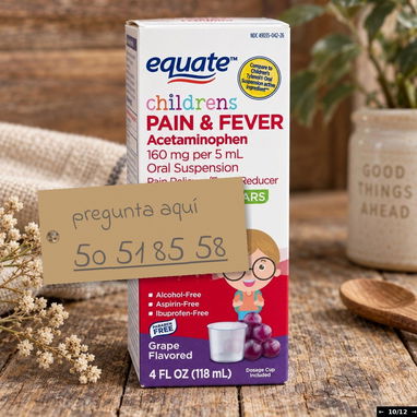 Tylenol Equate Niños - 2/3
