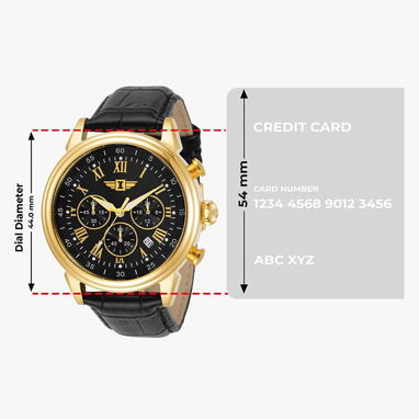 Reloj INVICTA cronógrafo 90242-003 Cuarzo Japonés, Caja 44mm en ORO ROSA y manillas de cuero legítimo negras NUEVO. - Img 126016518