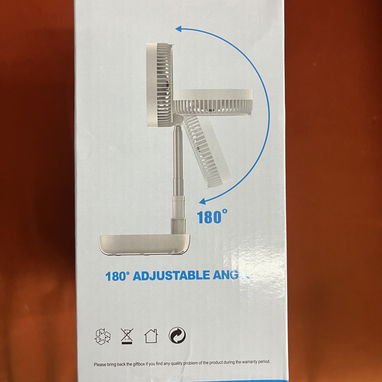Ventilador recargable ajustable de 80cm altura - Img 106894276