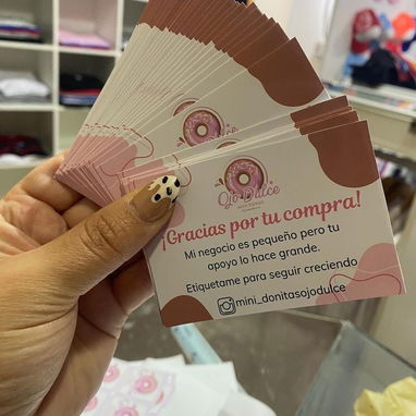 Tarjetas de presentación / tarjeta de fidelidad/ tarjetas de agradecimiento / tarjeta de contacto - 2/7