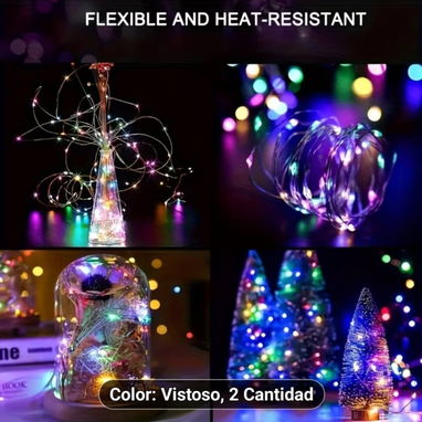Luces de hadas USB de 200 LED para decoraciones - Img 123347147
