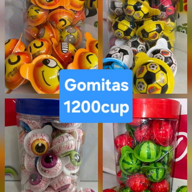 Bolsas piñateras, huevo sorpresa, malvaviscos, gomitas, bocas locas, caramelos, chupa-chupas, chicles, piñatas - 3/9