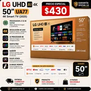 TV LG de 50” 4K UHD IA incorporado UA77, modelo 2025, - Img 57146065