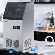 Maquina de hielo de 110 libras de hielo diarias Sólo 2 disponibles - Img 56423061