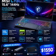 💻 Laptop Gaming MSI Cyborg 15.6” 144 Hz – Nueva - Img 57620261