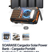 Cargador Solar Power Bank - Cargador Portátil Inalámbrico de 4800OmAh - Img 56484205