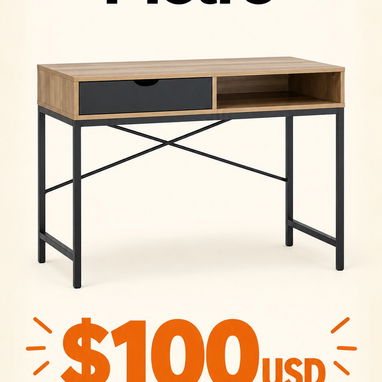Muebles y Estantes Modernos MDF / Metal - 9/9