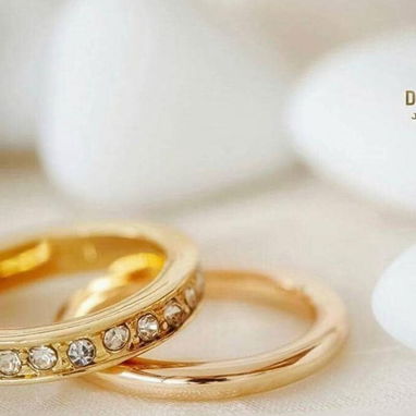 Anillos de matrimonio solamente D'Brillan casarse bodas - 7/10