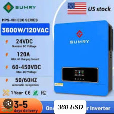 inversores solares híbridos varios modelos y marcas de 3.6k a 4.2k - 2/5