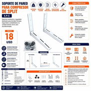 ❄️ SOPORTE DE PARED PARA COMPRESOR DE SPLIT S.P.C - Img 57828814