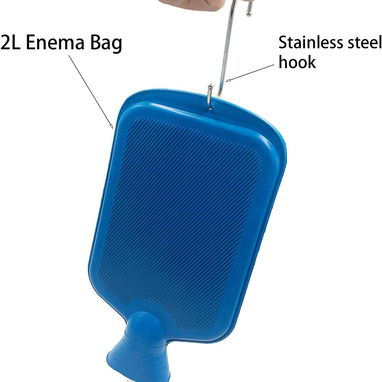 Kit de Enema Bolsa de 2L para Limpieza de Colon | Manguera Silicona + 5 Boquillas Reutilizables | Detox en Casa - Img 106792121